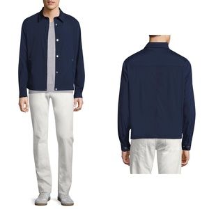 Vilebrequin Blue Stretch-fit Shirt Jacket
